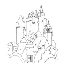 Página para colorir: Castelo (Edifícios e Arquitetura) #62227 - Páginas para Colorir Imprimíveis Gratuitamente