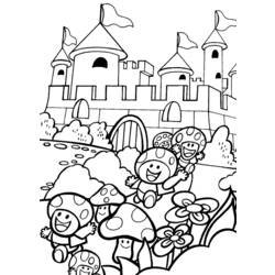 Página para colorir: Castelo (Edifícios e Arquitetura) #62289 - Páginas para Colorir Imprimíveis Gratuitamente