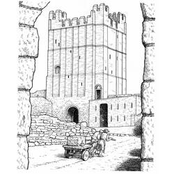 Página para colorir: Castelo (Edifícios e Arquitetura) #62292 - Páginas para Colorir Imprimíveis Gratuitamente
