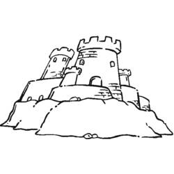 Página para colorir: Castelo (Edifícios e Arquitetura) #62306 - Páginas para Colorir Imprimíveis Gratuitamente