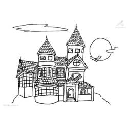 Página para colorir: Castelo (Edifícios e Arquitetura) #62314 - Páginas para Colorir Imprimíveis Gratuitamente