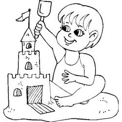 Página para colorir: Castelo de Areia (Edifícios e Arquitetura) #204771 - Páginas para Colorir Imprimíveis Gratuitamente