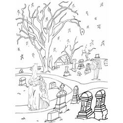 Desenho Cemitério (Edifícios e Arquitetura) #204222 para imprimir e colorir