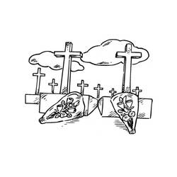Desenho Cemitério (Edifícios e Arquitetura) #204224 para imprimir e colorir