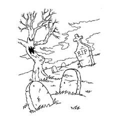 Desenho Cemitério (Edifícios e Arquitetura) #204225 para imprimir e colorir