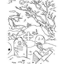 Desenho Cemitério (Edifícios e Arquitetura) #204230 para imprimir e colorir