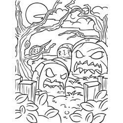 Desenho Cemitério (Edifícios e Arquitetura) #204235 para imprimir e colorir