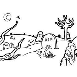 Desenho Cemitério (Edifícios e Arquitetura) #204236 para imprimir e colorir