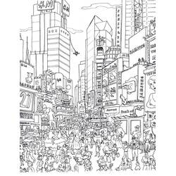 Desenho Cidade (Edifícios e Arquitetura) #200590 para imprimir e colorir