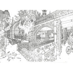 Desenho Cidade (Edifícios e Arquitetura) #200605 para imprimir e colorir