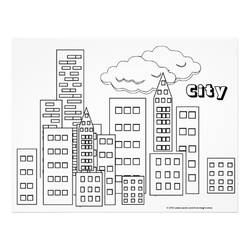 Página para colorir: Cidade (Edifícios e Arquitetura) #64915 - Páginas para Colorir Imprimíveis Gratuitamente