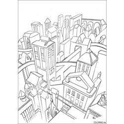 Página para colorir: Cidade (Edifícios e Arquitetura) #64919 - Páginas para Colorir Imprimíveis Gratuitamente