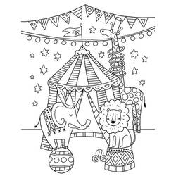 Desenho Circo (Edifícios e Arquitetura) #190051 para imprimir e colorir