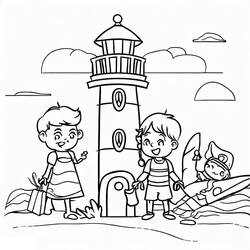 Desenho Farol (Edifícios e Arquitetura) #188009 para imprimir e colorir