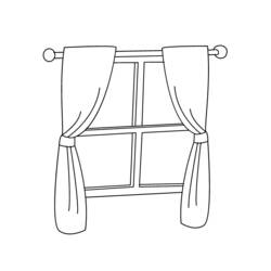 Desenhos para colorir: Janela - Páginas para Colorir Imprimíveis Gratuitamente