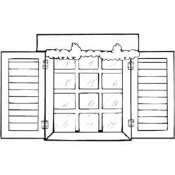 Desenho Janela (Edifícios e Arquitetura) #168793 para imprimir e colorir