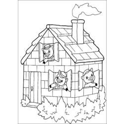 Página para colorir: Lar (Edifícios e Arquitetura) #64660 - Páginas para Colorir Imprimíveis Gratuitamente