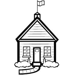 Página para colorir: Lar (Edifícios e Arquitetura) #64793 - Páginas para Colorir Imprimíveis Gratuitamente