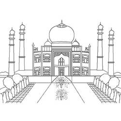 Página para colorir: Mesquita (Edifícios e Arquitetura) #64540 - Páginas para Colorir Imprimíveis Gratuitamente