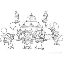 Página para colorir: Mesquita (Edifícios e Arquitetura) #64573 - Páginas para Colorir Imprimíveis Gratuitamente
