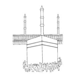 Página para colorir: Mesquita (Edifícios e Arquitetura) #64603 - Páginas para Colorir Imprimíveis Gratuitamente