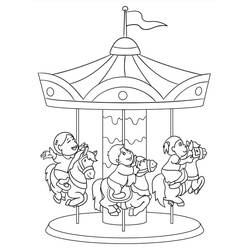 Desenho Parque de Diversões (Edifícios e Arquitetura) #210880 para imprimir e colorir