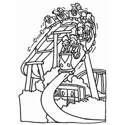 Desenho Parque de Diversões (Edifícios e Arquitetura) #210882 para imprimir e colorir