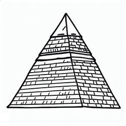 Desenho Pirâmide (Edifícios e Arquitetura) #190989 para imprimir e colorir