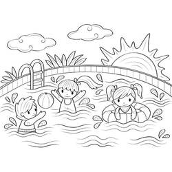 Desenho Piscina (Edifícios e Arquitetura) #186042 para imprimir e colorir