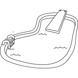 Desenho Piscina (Edifícios e Arquitetura) #186045 para imprimir e colorir