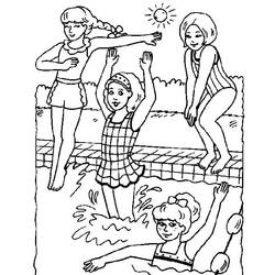 Desenho Piscina (Edifícios e Arquitetura) #186047 para imprimir e colorir