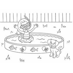 Desenho Piscina (Edifícios e Arquitetura) #186050 para imprimir e colorir