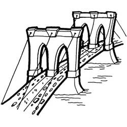 Desenho Ponte (Edifícios e Arquitetura) #204340 para imprimir e colorir