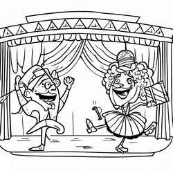 Desenho Teatro (Edifícios e Arquitetura) #185902 para imprimir e colorir