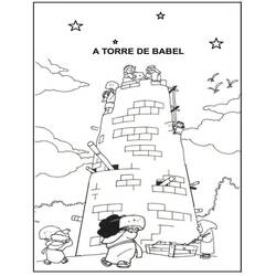 Desenho Torre de Babel (Edifícios e Arquitetura) #213648 para imprimir e colorir