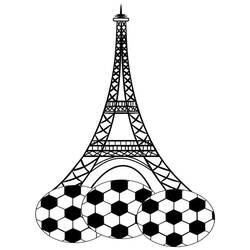 Desenho Torre Eiffel (Edifícios e Arquitetura) #178845 para imprimir e colorir