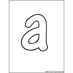 Página para colorir: Alfabeto (educacional) #125018 - Páginas para Colorir Imprimíveis Gratuitamente