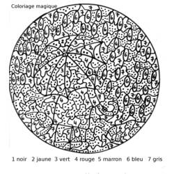 Página para colorir: coloração mágica (educacional) #126119 - Páginas para Colorir Imprimíveis Gratuitamente