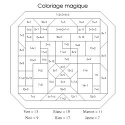 Página para colorir: coloração mágica (educacional) #126173 - Páginas para Colorir Imprimíveis Gratuitamente