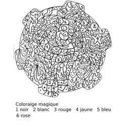 Página para colorir: coloração mágica (educacional) #126178 - Páginas para Colorir Imprimíveis Gratuitamente