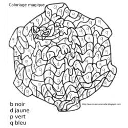 Página para colorir: coloração mágica (educacional) #126189 - Páginas para Colorir Imprimíveis Gratuitamente