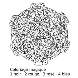 Página para colorir: coloração mágica (educacional) #126204 - Páginas para Colorir Imprimíveis Gratuitamente