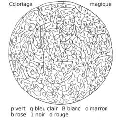 Página para colorir: coloração mágica (educacional) #126216 - Páginas para Colorir Imprimíveis Gratuitamente