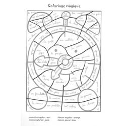 Página para colorir: coloração mágica (educacional) #126276 - Páginas para Colorir Imprimíveis Gratuitamente