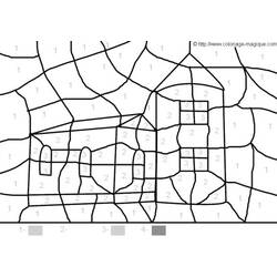 Página para colorir: coloração mágica (educacional) #126327 - Páginas para Colorir Imprimíveis Gratuitamente