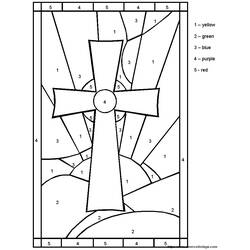 Página para colorir: coloração mágica (educacional) #126362 - Páginas para Colorir Imprimíveis Gratuitamente