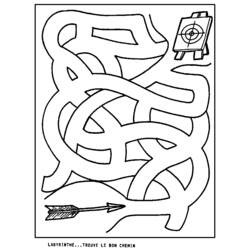 Página para colorir: labirintos (educacional) #126462 - Páginas para Colorir Imprimíveis Gratuitamente