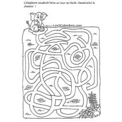 Página para colorir: labirintos (educacional) #126521 - Páginas para Colorir Imprimíveis Gratuitamente