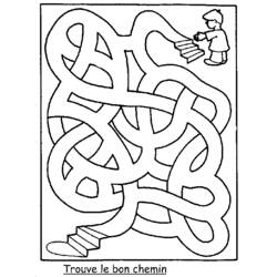Página para colorir: labirintos (educacional) #126552 - Páginas para Colorir Imprimíveis Gratuitamente