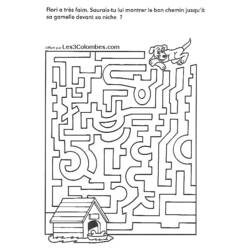 Página para colorir: labirintos (educacional) #126613 - Páginas para Colorir Imprimíveis Gratuitamente